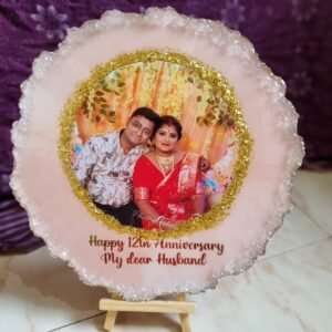Personalized 10" Anniversary Resin Photo Frame - Cherish Your Memories