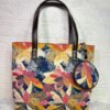 Handmade Cotton Tote Bag for Women – Ethnic Floral Printed Shoulder Bag with Dual Handles & Matching Pouch | Spacious Handbag for Daily Use, Work, Travel