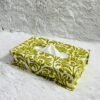 Handmade Fabric Tissue Box Cover for Home, Office, Car – Reusable Cotton Tissue Holder with Block Print – Decorative Rectangle Tissue Case