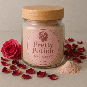 Rose face pack