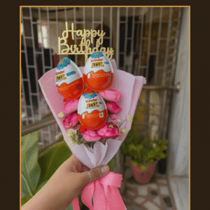 Delightful Kinderjoy Bouquet: A Sweet Surprise for Birthdays & Every Occasion
