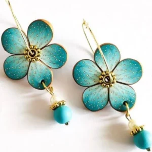 Polymer clay earrings