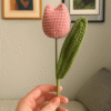 Handmade Crocheted Tulip Flower