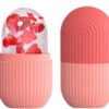 Premium Pink Ice Face Roller for Refreshing Skincare