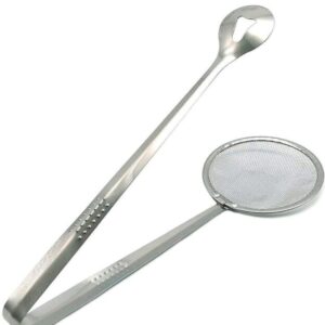 2-in-1 Stainless Steel Frying & Straining Spoon
