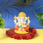 Lord Ganesh Idol for Home & Office – Auspicious Murti for Pooja & Decor  Divine Ganesh Idol – Ideal for Mandir, Gifting & Festive Decoration